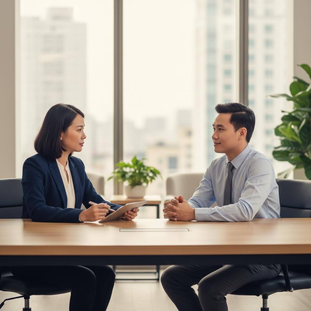 Tự tin thể hiện bản thân trong buổi phỏng vấn là chìa khóa để chinh phục nhà tuyển dụng sales.