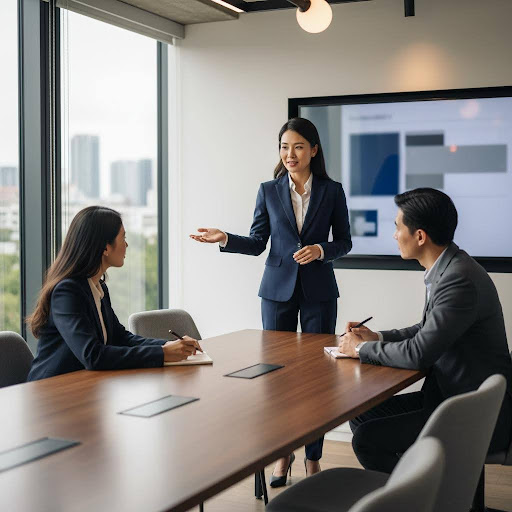 Quy trình bán hàng B2B chuyên nghiệp đòi hỏi khả năng tư vấn và trình bày giải pháp hiệu quả.