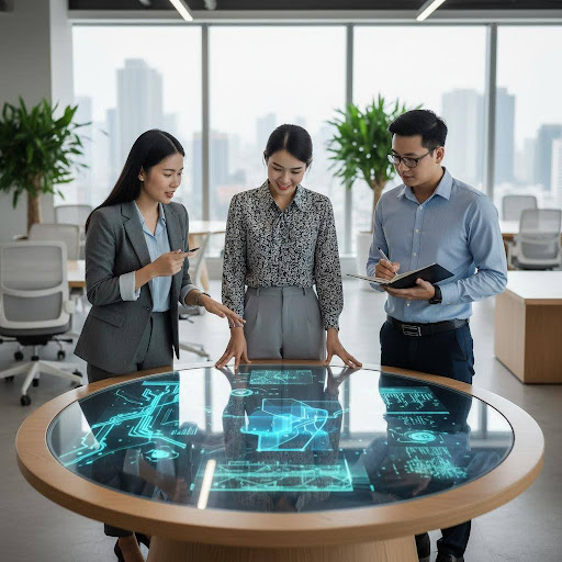 Làm việc trong lĩnh vực AI mang đến cơ hội hợp tác và phát triển không ngừng trong kỷ nguyên số.