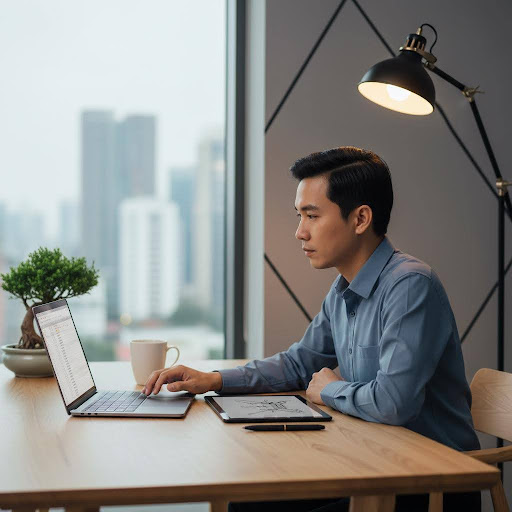 Người lao động hiện đại quản lý nhiều nhiệm vụ cùng lúc để tối ưu hóa hiệu suất và cơ hội.