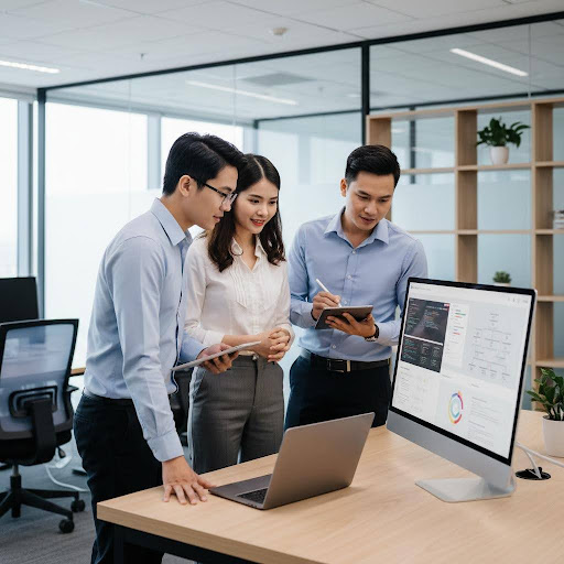 Hợp tác chuyên nghiệp là chìa khóa để thành công trong các ngành nghề công nghệ đầy tiềm năng.