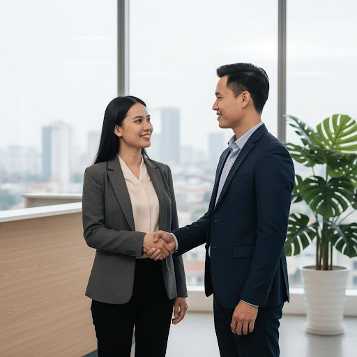 Mối quan hệ tích cực với nhà tuyển dụng được xây dựng từ cuộc đối thoại ý nghĩa và những câu hỏi thông minh.