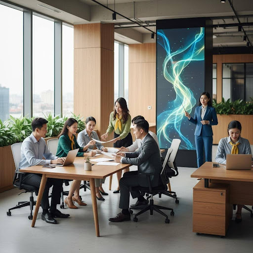 Hoạt động kinh doanh là tổng hòa của nhiều vai trò, đòi hỏi sự hợp tác và đổi mới không ngừng.