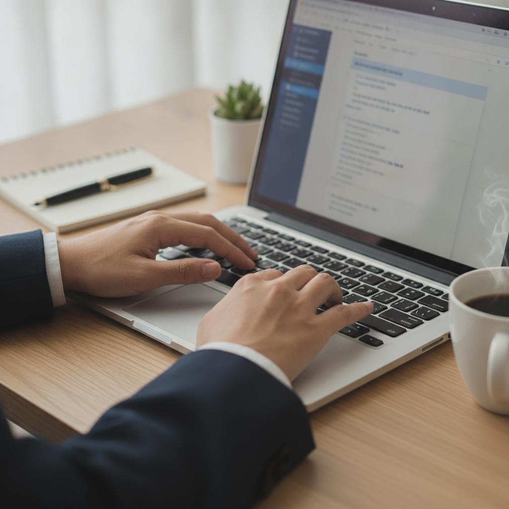 Soạn thảo email hoặc tin nhắn xin nghỉ phép cẩn thận thể hiện sự chuyên nghiệp và trách nhiệm.